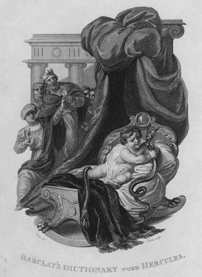 Barclays Woordenboek, woord: Hercules (gravure) door William Marshall (after) Craig