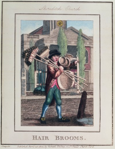 Haarbezems, Shoreditch Church, uit 