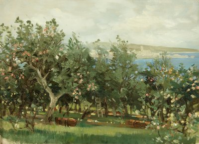 Een appelboomgaard door William Matthew Hale