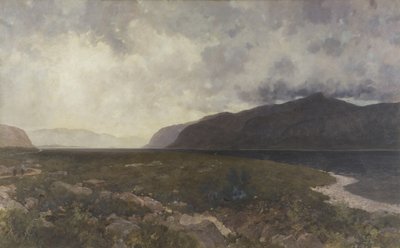 Loch Maree vanaf Grudie Bridge, c.1905 door William Matthew Hale