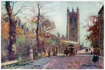 Magdalen College Toren door William Matthison