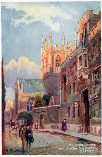 Merton College Toren, Corpus Christi Poort door William Matthison