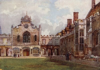 Peterhouse, de eerste binnenplaats door William Matthison