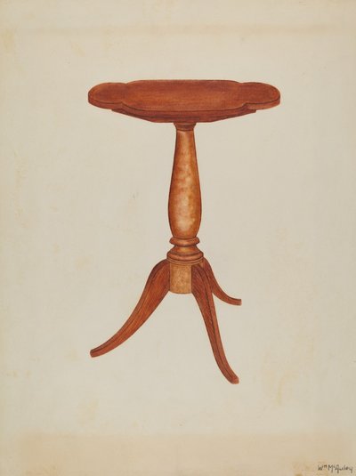 Kantelbare Tafel door William McAuley