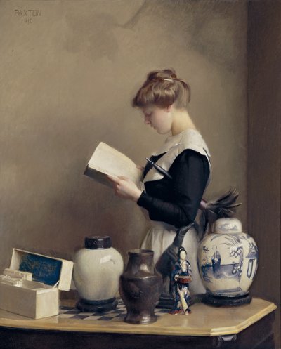 De Huishoudster, 1910 door William McGregor Paxton