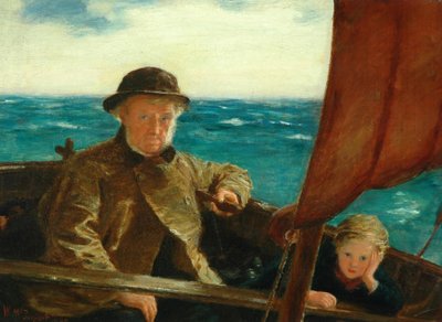 Vader is aan het Roer, 1889 door William McTaggart