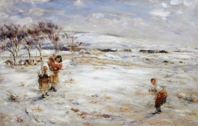 Sneeuw in april door William McTaggart