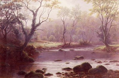 Aan de Wharfe door William Mellor