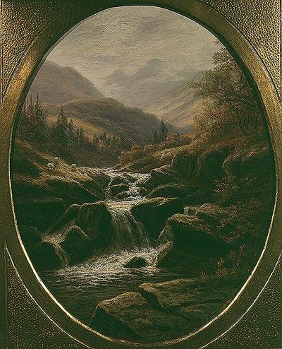 Uitzicht in Wales door William Mellor