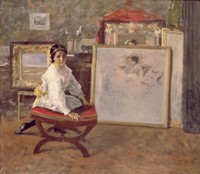 Did You Speak To Me, ca. 1897 (olieverf op doek) door William Merritt Chase