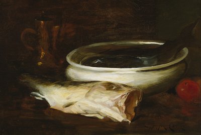 Vis en Stilleven door William Merritt Chase