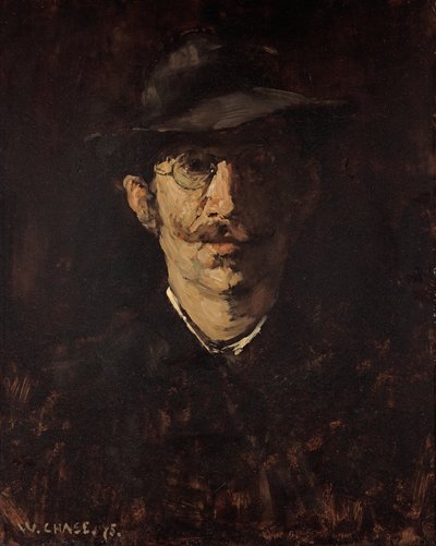 Duits: Portret Hugo von Habermann door William Merritt Chase