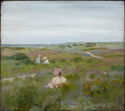 Landschap: Shinnecock, Long Island door William Merritt Chase
