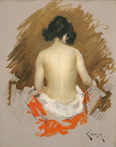 Naakt door William Merritt Chase