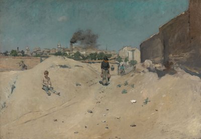 De buitenwijken van Madrid door William Merritt Chase