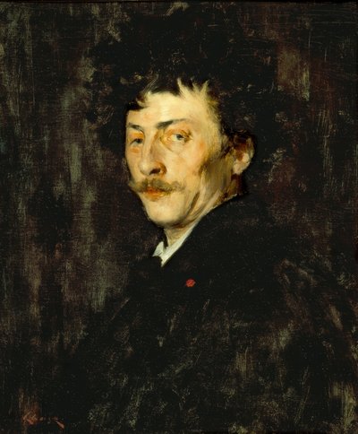 Pablo de Sarasate: Portret van een Violist door William Merritt Chase
