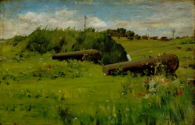 Vrede, Fort Hamilton door William Merritt Chase