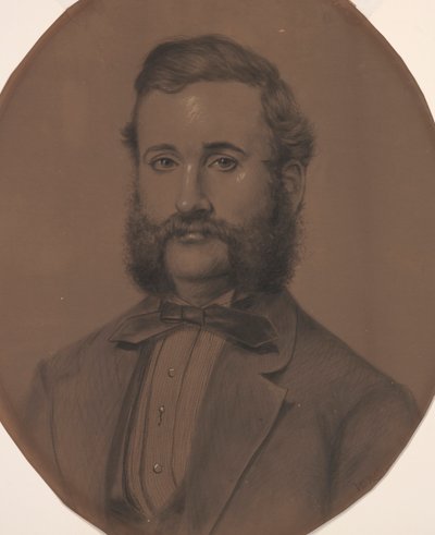 Portret van Kapitein Wallace Foster door William Merritt Chase