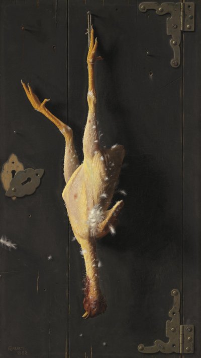 Voor het diner van zondag door William Michael Harnett