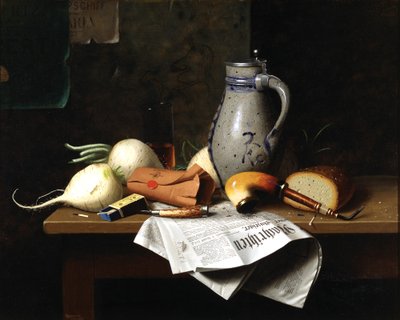 München Stilleven door William Michael Harnett