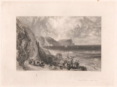 Clovelly Bay en Lundy Island door William Miller
