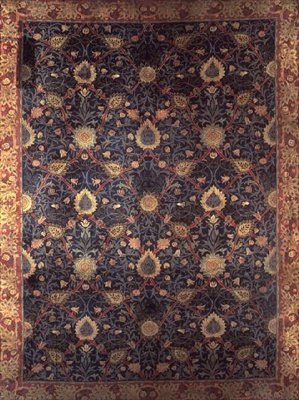 Ontwerp voor een tapijt door William Morris
