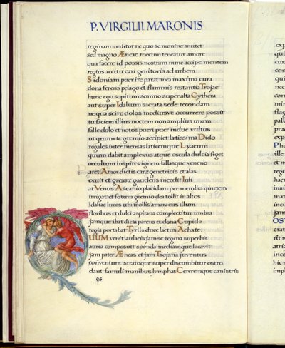 Dido en Cupido, pagina 26 uit Vergilius