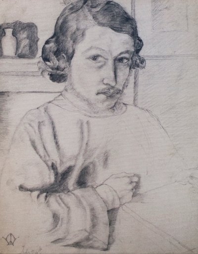 Morris zoals hij zichzelf zag, 22 jaar oud door William Morris
