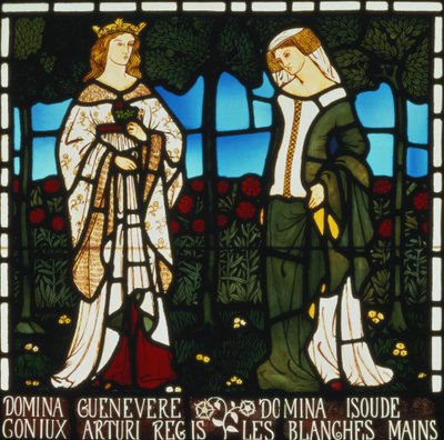 Koningin Guinevere en Isolde van de Witte Handen, uit 