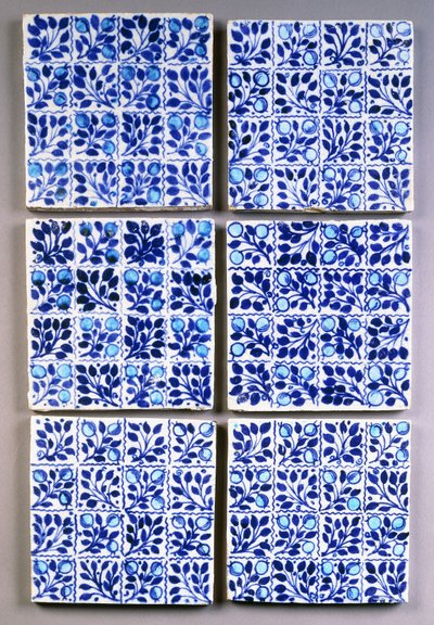 Zeven blauwe 