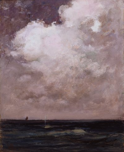 De spuitende walvis door William Morris Hunt