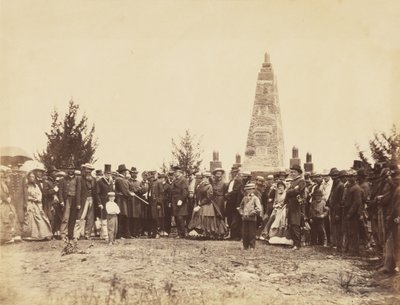 Inwijding van Monument, op Bull Run Slagveld, juni door William Morris Smith