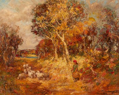 Gouden Herfst door William Mouncey