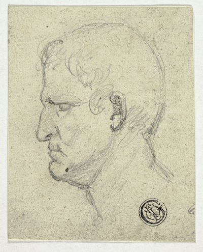 Hoofd van Romeinse keizer door William Mulready