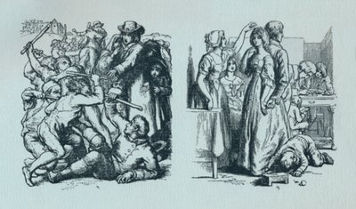Illustraties bij De dominee van Wakefield Goldsmith, ca. 1800-1860, 1923 door William Mulready