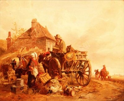 Op weg naar de markt door William Mulready