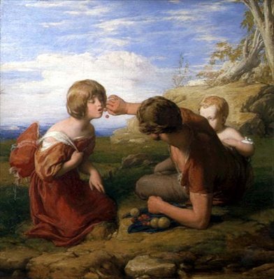 Open je mond en sluit je ogen door William Mulready