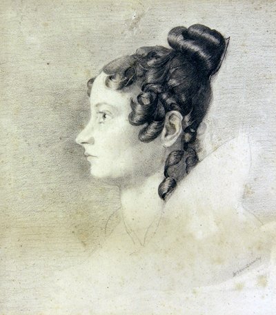 Portret van Charlotte Rolfe door William Mulready