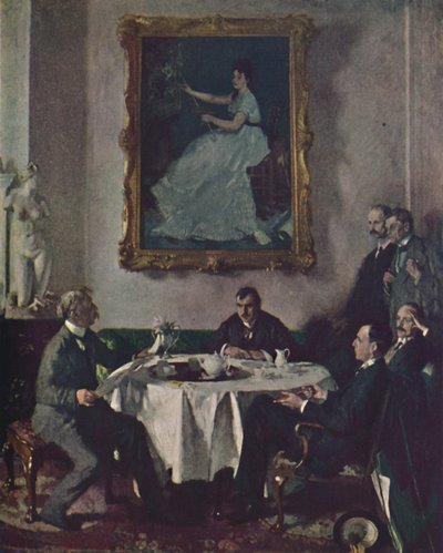 Hulde aan Manet, 1909, ca. 1950 door William Newenham Montague Orpen