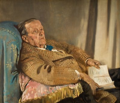 Portret van Sir Edwin Ray Lankester 1847-1929, 1928 door William Newenham Montague Orpen