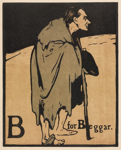 Een alfabet: B is voor bedelaar door William Nicholson