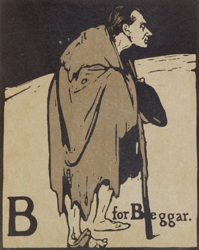 B voor Bedelaar, illustratie uit 