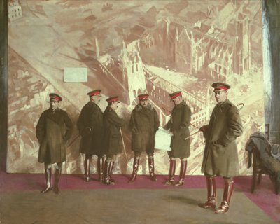 Canadees hoofdkwartierpersoneel door William Nicholson