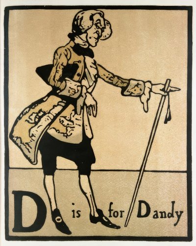 D is voor Dandy door William Nicholson