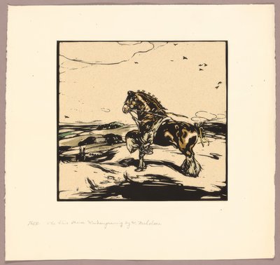 Het Shire-paard door William Nicholson