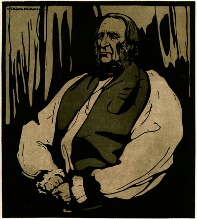 Dr. Temple, De Aartsbisschop van Canterbury, ca.1898 door William Nicholson