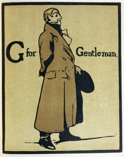 G is voor Gentleman, illustratie uit 