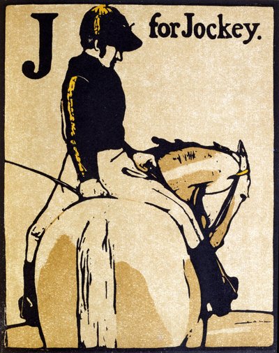 J voor Jockey, illustratie uit 