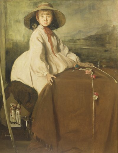La Petite Marchand - Rosy Gordon Craig door William Nicholson
