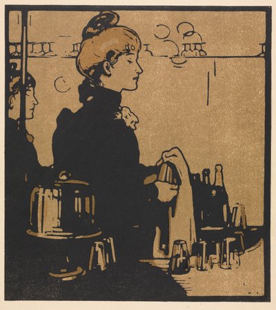 Londense types: Barmeisje door William Nicholson